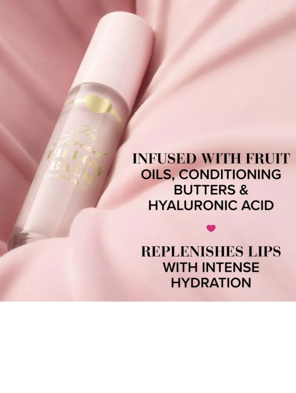 Too Faced Pillow Balm Ultra Hydrating Lip Treatment: Original, .04oz, NIB